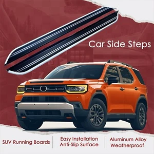 2PCs Side Steps Running Boards Fits for HONDA PASSPORT 2025 2026 Side Nerf Bars - Picture 1 of 7