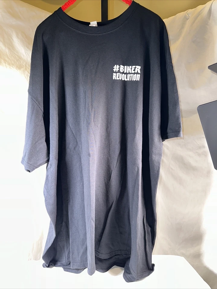 Biker Revolution T-Shirt Size 2XL Law Abiding Biker Podcast - Image 1 of 4