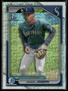 2024 Bowman Chrome Prospects Mojo Refractor BCP-176 Dawel Joseph - Bild 1 von 2