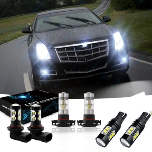 6X 5202+T10+9145 Faros LED Faros Antiniebla DRL para Cadillac Escalade 07-14 - Imagen 1 de 12