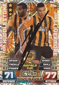 JAKE LIVERMORE SIGNED HULL 2014/2015 MATCH ATTAX TRADING CARD + COA - Bild 1 von 1