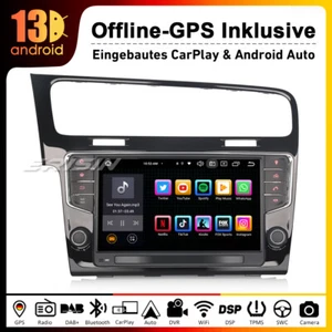 Android Auto 13 CarPlay Autoradio für VW Golf VII Golf 7 GPS Navi BT DAB+ Kamera - Bild 1 von 18