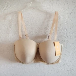 NWT Wingslove 38DDD / F  Women's Underwire Bra Full Coverage Nude Beige New - Picture 1 of 9