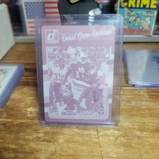 Dorial Green-Beckham 2016 DONRUSS FOOTBALL PRINTING PLATE 1/1 ONE OF ONE TITANS