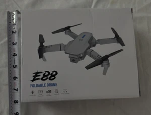 E88 Foldable Camera Drone WIth Instruction Manual & Dual Foldable RC Quadcopter - Picture 1 of 6