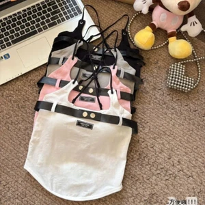 Chest Pad Girl Youth Tank Top INS Hot Girl Crop Tops Woman Clothing - Picture 1 of 17
