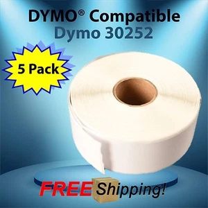 5 Roll 30252 Dymo® Compatible Mailing Postage Thermal Label 350 Labels Per Roll - Bild 1 von 4