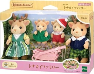 Calico Critters Reindeer Family FS-44 Doll EPOCH Japan Sylvanian Families - Picture 1 of 5