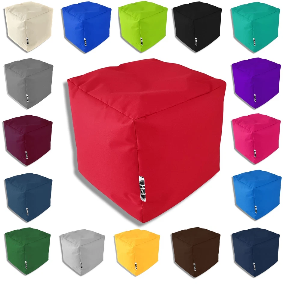  Patchhome Sitzhocker Sitzwürfel Sitzbank  Hocker Sitzsack Kissen Würfelhocker! - Bild 1 von 4