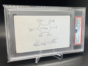 Edward Witten Autograph PSA/DNA  Oroginal M Theory Sketch Mathematical Physicist - Bild 1 von 1