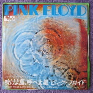 PINK FLOYD ONE OF THESE DAYS / SEAMUS JAPAN EMI 1977 7" PS - Picture 1 of 5