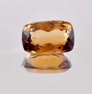 21 x 14 MM Flawless Natural Bi-Color Ametrine Loose Gems 21.55 Ct GIT Certified - Imagen 1 de 6