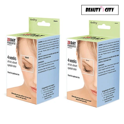 Godefroy 28 Day Mascara Eyelash Gel Tint - 25 Application Kit (BLACK / BROWN) - Image 1 of 1