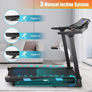 3.25HP Electric Folding Treadmill with Incline & 18in Wide Belt & APP for Home^^ - Picture 1 of 11