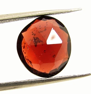 Piedra preciosa suelta granate rojo natural de 3,95 quilates corte rosa alambre envoltura piedra - 64777 - Imagen 1 de 5