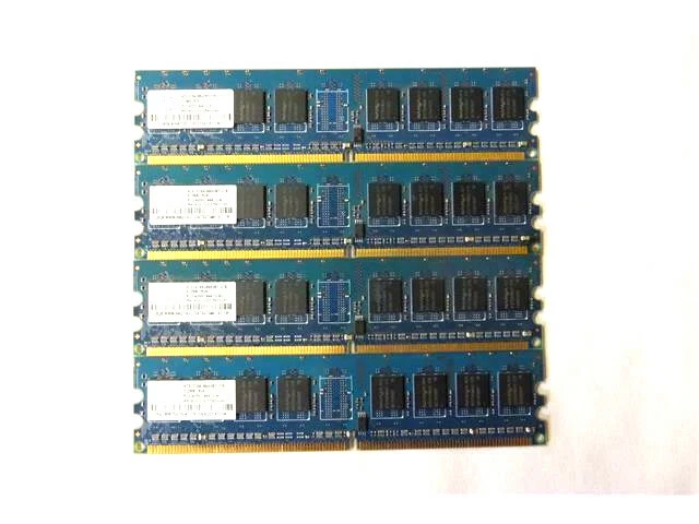 NANYA 4X PC2-4200U-444-12-A1 NT512T64U88A0BY-37B 512MB 1Rx8 533MHz 240-PIN - Image 1 of 1