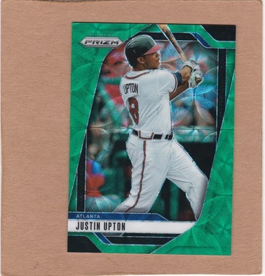 Mira telescópica verde 29/75 Panini Prizm Justin Upton #115 2025 Foto 1 de 2