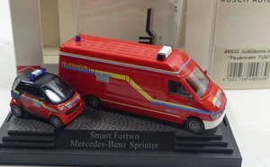Busch 49933  Jubiläums-Set "Feuerwehr TUM" Smart Sprinter Schweiz  1:87 H0 OVP - Bild 1 von 3