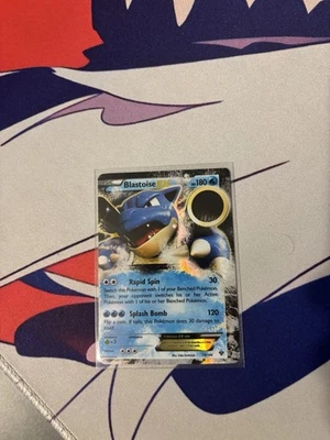 Blastoise EX 29/146 XY Holo Miscut Pokemon Card Misprint error - Image 1 of 3