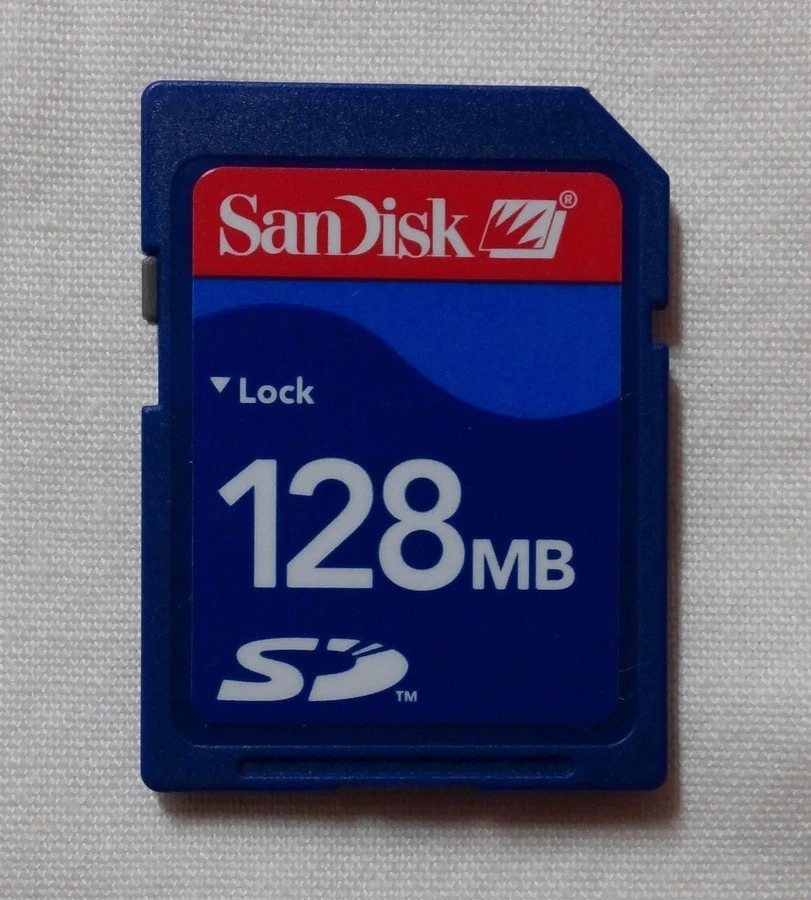 SanDisk 128 MB Secure Digital Card - Grade A (SDSDB-128-A10) - Image 1 of 1