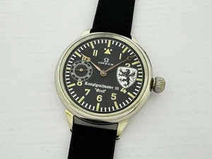 Omega Laco Aviator Greif KG 55 Luftwaffe Pilot WW2 Vintage 1939-1945 Swiss Watch - Bild 1 von 16