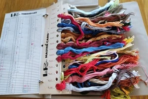 LoRan Embroidery DMC thread lot Floss Holder of 150 colors --95 colors filled - Picture 1 of 5