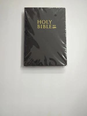 Holy Bible King James Version KJV Old & New Testament Black Faux Leather Sealed - Image 1 of 4