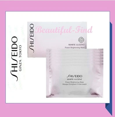 SHISEIDO WHITE LUCENT POWER BRIGHTENING MASK 27ML x 6 SHEETS NIB - Image 1 of 2