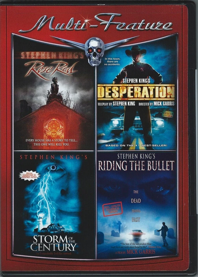 Stephen King's - Rose Red, Desperation, Storm Of The Century, Riding The Bul... - Image 1 of 1