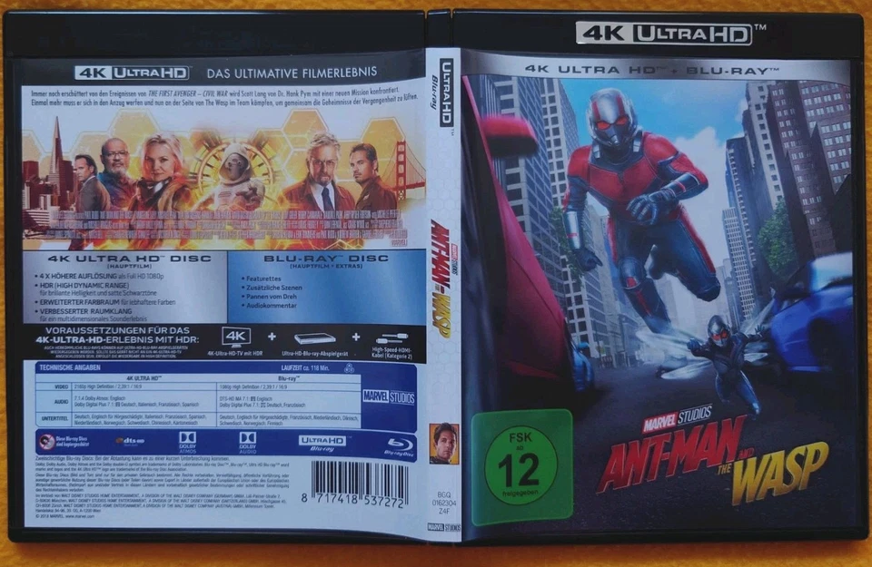 Ant-Man nur bluray - Disney  -  BITTE LESEN!!! - Bild 1 von 1