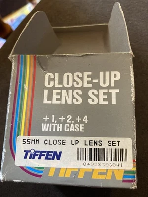 55mm TIFFEN Close-Up Macro +1 +2 +3 Set Kit Lens Filter OEM Genuine Japan 55 mm - Image 1 of 3