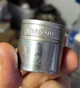 SNAP ON Shallow Chrome Socket  FS-261 3/8" Drive 13/16" 6 Point - Picture 1 of 7
