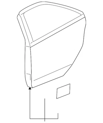 Carcasa de puerta GM 25847898 genuina Foto 1 de 2