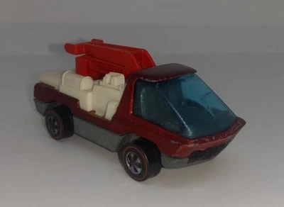 Vintage 1969 Hot Wheels Redline The Heavyweights Red Snorkel Truck No Bucket - Image 1 of 4