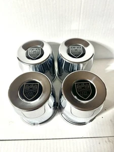 4 CENTER CAPS STEEL CHROME 6 LUG CENTER LINE WHEELS 4.25 OD - Picture 1 of 4