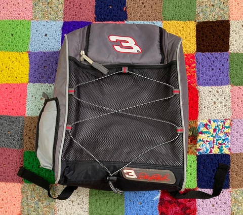 Vintage Dale Earnhardt Sr Backpack Cooler Number 3 Cooler Bag 🏁 RARE! RIP Cover
