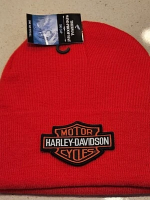 Gorro con puños tejido parcheado Harley Davidson Foto 1 de 4