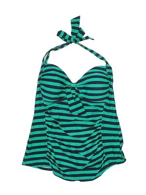 Top de traje de baño verde para mujer Merona L Foto 1 de 2