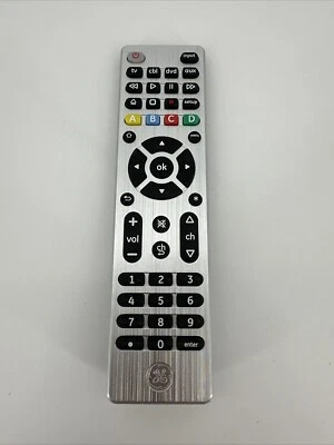 General Electric 33709 4 Device Universal Remote Control - Silver - Image 1 of 4