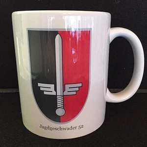 German WW2 Coffee / Tea Mug-Luftwaffe-JAGDGESCHWADER 52 (JG52)-WWII Germany-NEW! - Picture 1 of 2