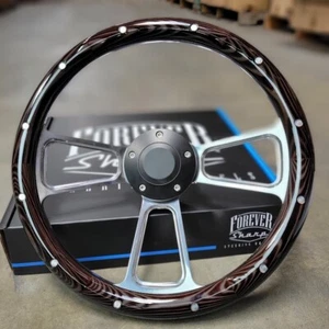 Remache de aluminio pino real de 14" Chevy Muscle C10 Ford Hot Rod - Imagen 1 de 4