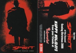 INKWORKS THE SPIRIT MOVIE PROMO CARD HOLIDAY #H-2008