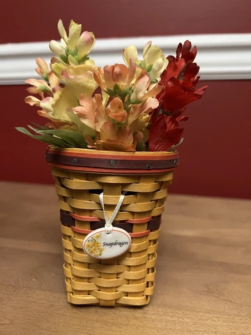 Longaberger Collectors Club Miniature Snapdragon Basket Set Cover