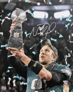 Nick Foles Autographed/Signed 16x20 Photo Philadelphia Eagles Fanatics 187362 - Picture 1 of 3