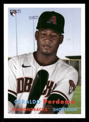 2021 Topps Archives #51 Geraldo Perdomo Rookie RC - Image 1 of 2
