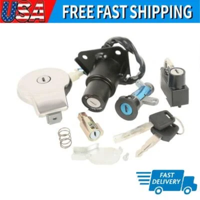 Ignition Switch Fuel Cap Seat Lock Set For Yamaha Virago 250 XV125 XV250 XV535 - Image 1 of 4