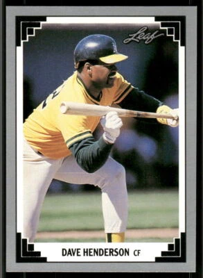 1991 Leaf #232 Dave Henderson - Image 1 of 2