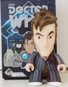Doctor Who Titans Series 2 Vinyl Figure 3-inch 10th Doctor Brown Pinstripe Suit - Picture 1 of 1