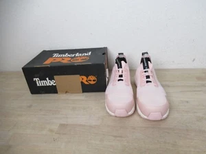 Timberland PRO Womens Radius Knit Slip On Pink Safety Shoes Size 8m with Box - Picture 1 of 12