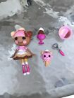 Lalaloopsy Mini Scoops Waffle Cone Doll - All Accessories - Used Complete Pet